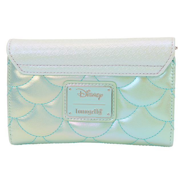 The Little Mermaid Iridescent Pearl Flap Wallet
