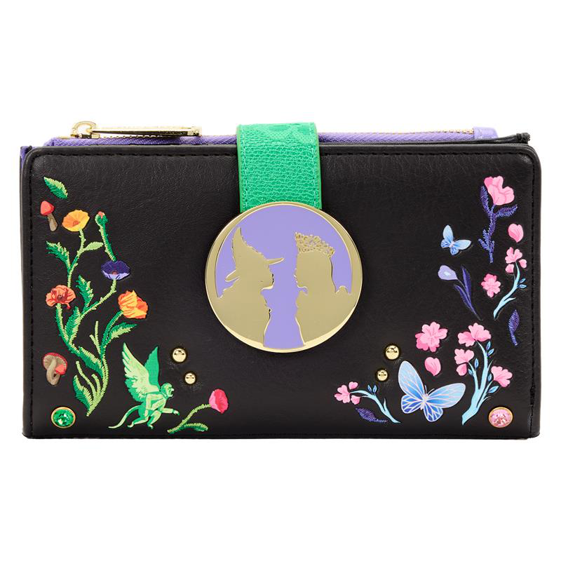 Wicked Glinda & Elphaba Floral & Lace Flap Wallet