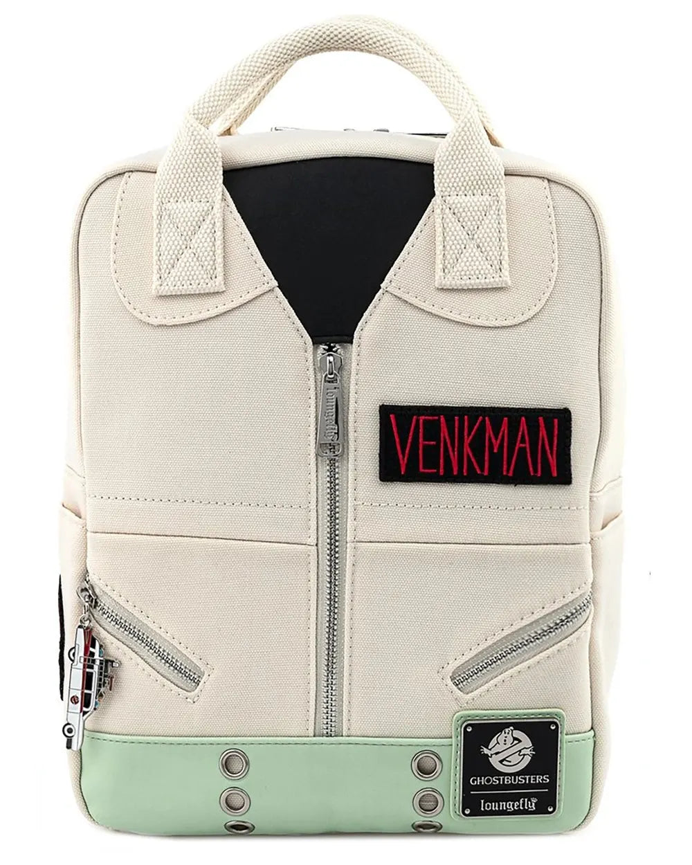 Ghostbusters Venkman Cosplay Square Canvas Mini Backpack