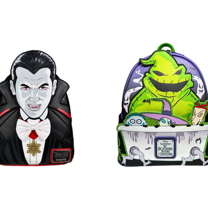 Oogie Boogie & Dracula Exclusive Mini Backpack Bundle