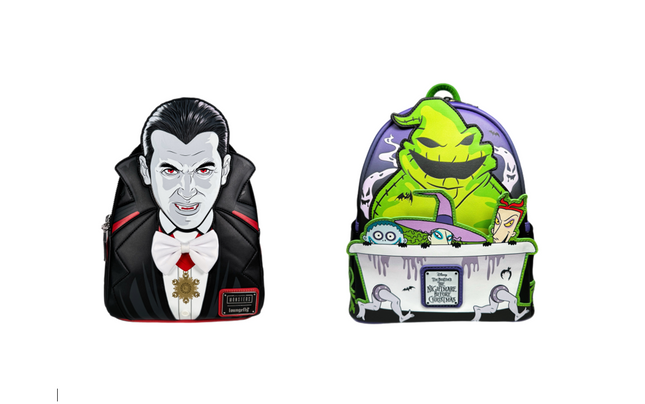 Oogie Boogie & Dracula Exclusive Mini Backpack Bundle