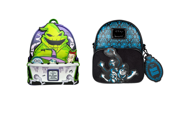 Oogie Boogie Mini Backpack & Haunted Mansion Convertible Mini Backpack Bundle
