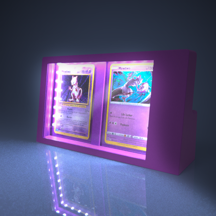 2-Card Toploader Display Stand – Spotlight Series