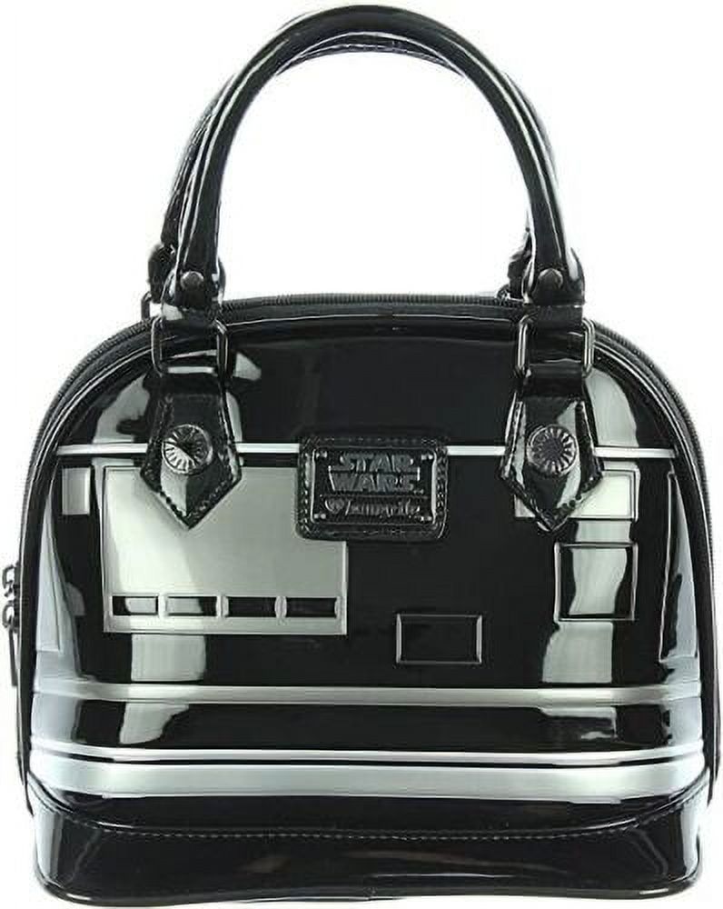 Star Wars OG HEART LOGO Darth Vader Dome Satchel Top Handle Purse Bag w/ Matching Wallet