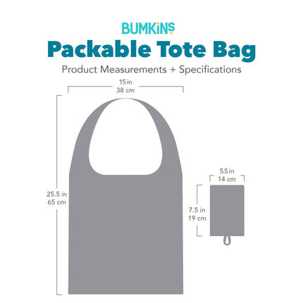 Packable Tote Bag: Aloha Stitch