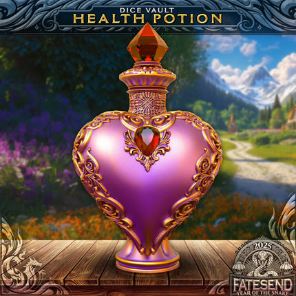 Potion Bottle Dice Keeper | RPG, D&D, Daggerheart | Cosplay
