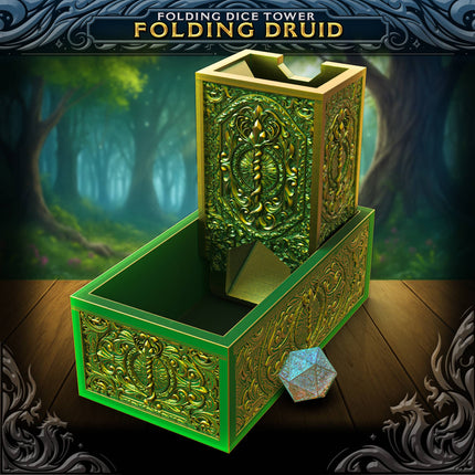 Folding Druid Tower & Storage | TTRPG, D&D, Daggerheart