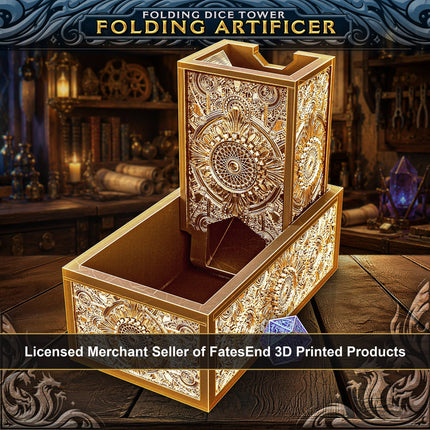 Folding Artificer Tower & Storage | TTRPG, D&D, Daggerheart