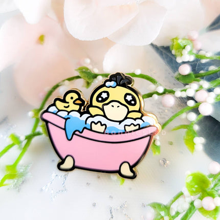 Scrub-a-Psyduck Enamel Pin