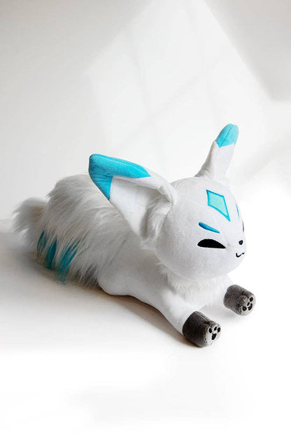 Teal Queenie Fox Kitsune Plush