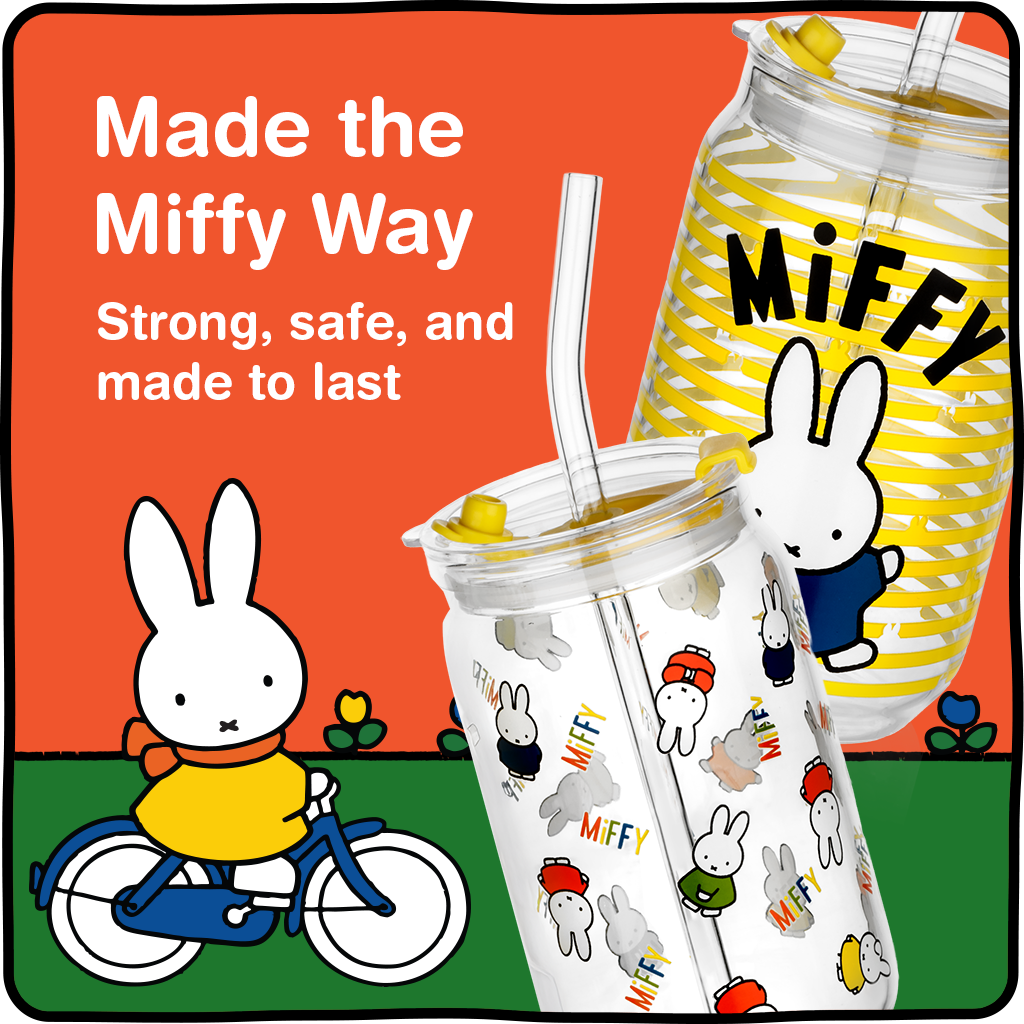 Miffy Iconic Drinking Glasses - 16 oz 4