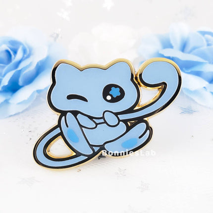Shiny Mew Enamel Pin (Glows in the Dark)