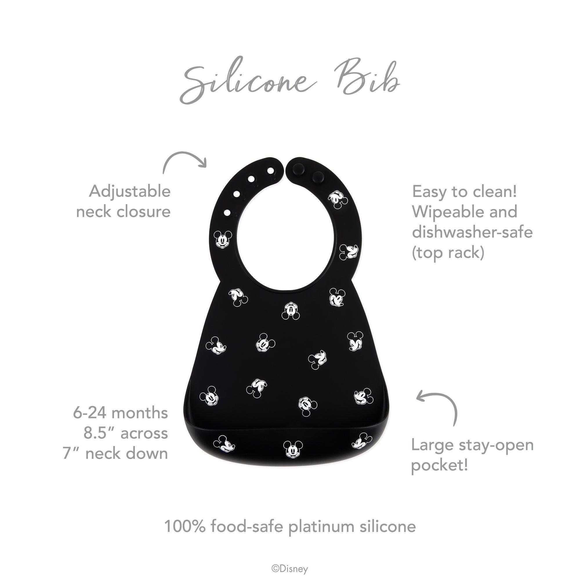 Silicone Bib: Mickey Mouse Faces 13
