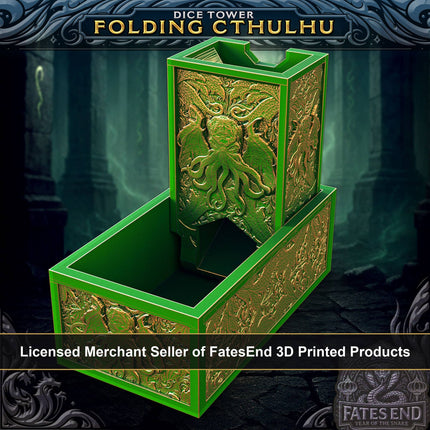 Folding Cthulhu Tower & Storage | TTRPG, D&D, Daggerheart