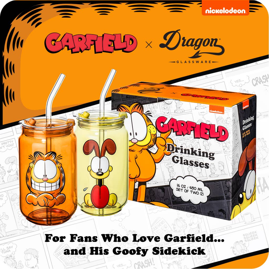 Garfield Drinking Glasses 7