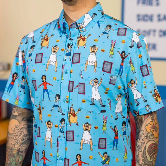 Bob's Burgers "Flippin’ Fantastic" – KUNUFLEX Short Sleeve Shirt