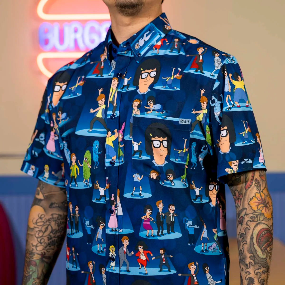 Bob's Burgers "Night of the Living Dance" – KUNUFLEX Short Sleeve Shirt