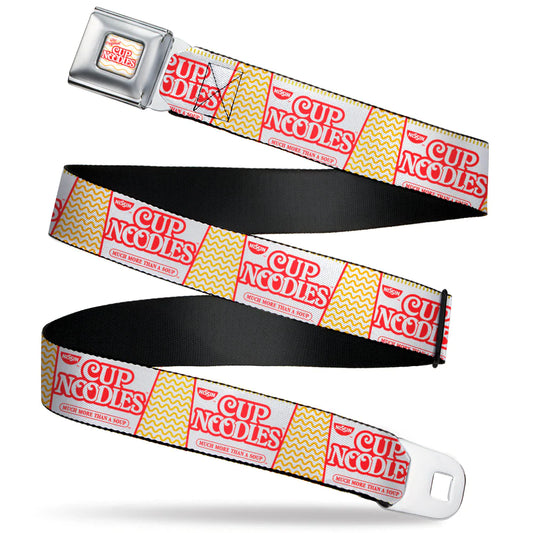 The Original Cup of Noodles Logo Seatbelt Buckle Belt