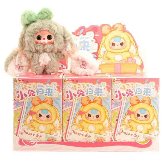 Baby Three Happy Bunny Plush Series Blind Box