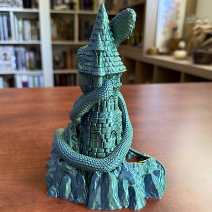 Serpentine Dice Tower | TTRPG, D&D, Pathfinder, CoC