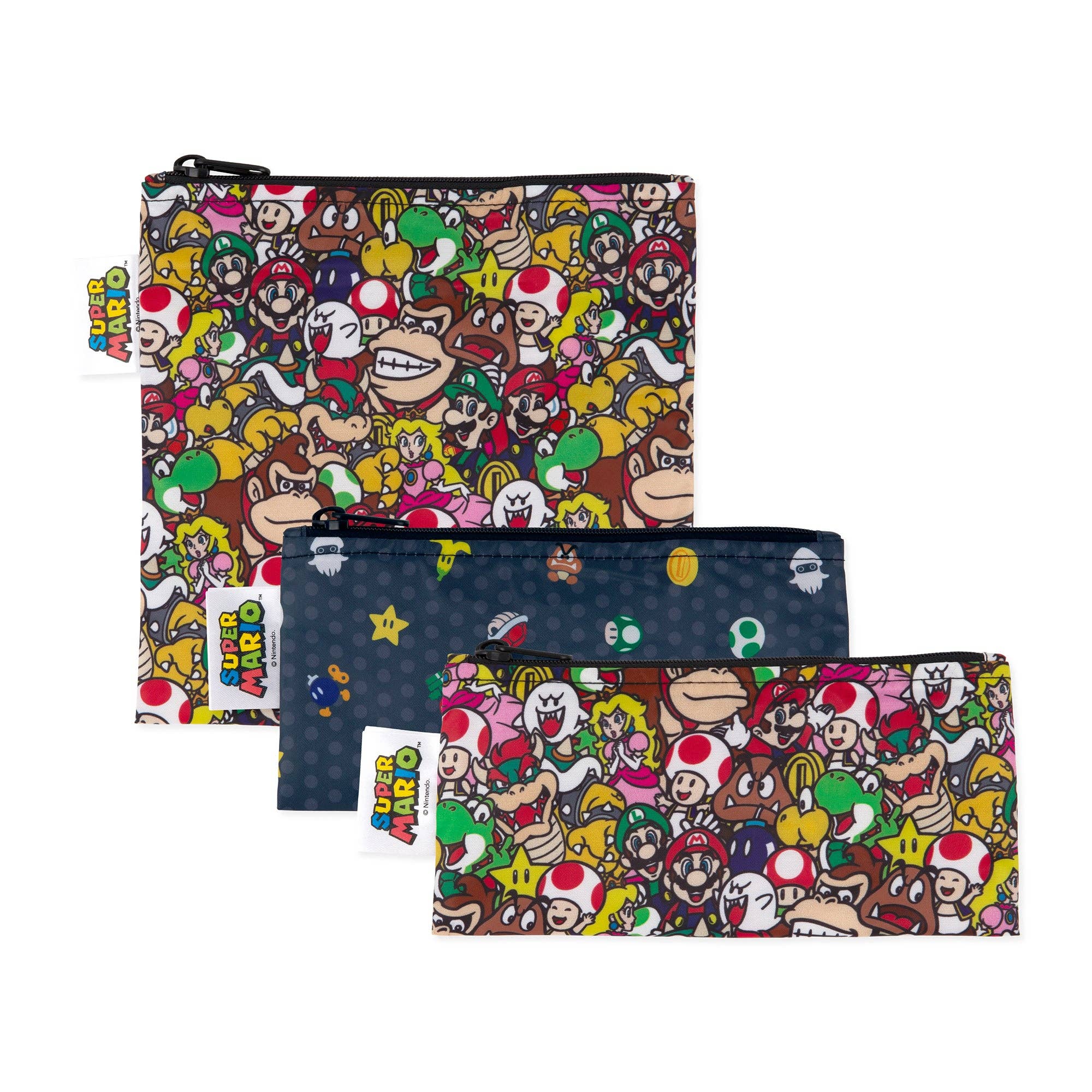 Reusable Snack Bag, 3-Pack: Super Mario™ Power Up 1