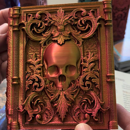 Necromancer Storage Tome for TTRPG, MTG, Pokemon, D&D Gaming