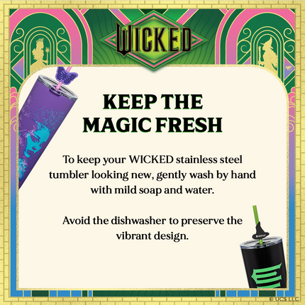Wicked For Good Tumbler - 24 oz Set of 2