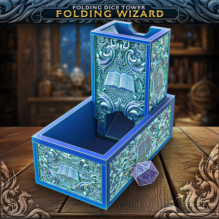 Folding Wizard Tower & Storage | TTRPG, D&D, Daggerheart