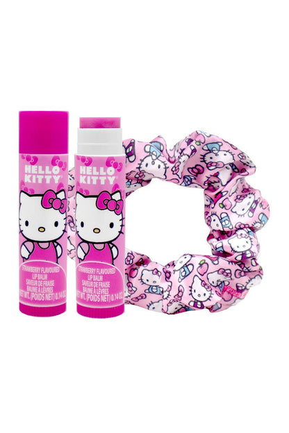 Hello Kitty Lip Balm n Hair Scrunch Set