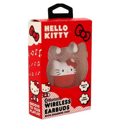 Hello Kitty Sanrio 50th Anniversary Pink Bluetooth Earbud Headphones