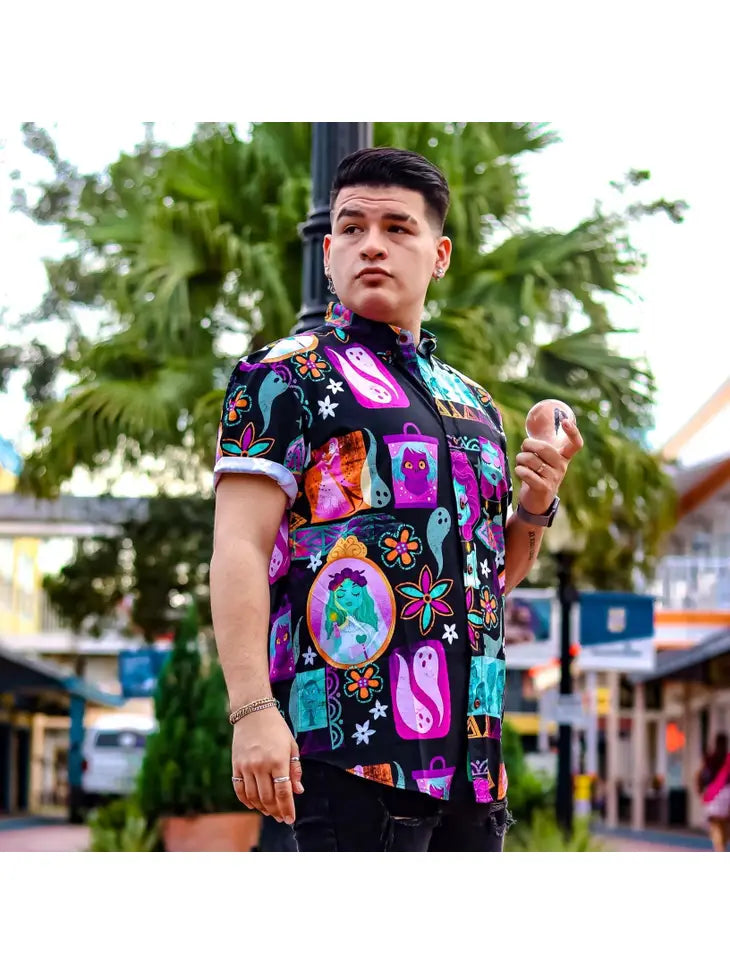 Call in the Spirits Button Up Shirt