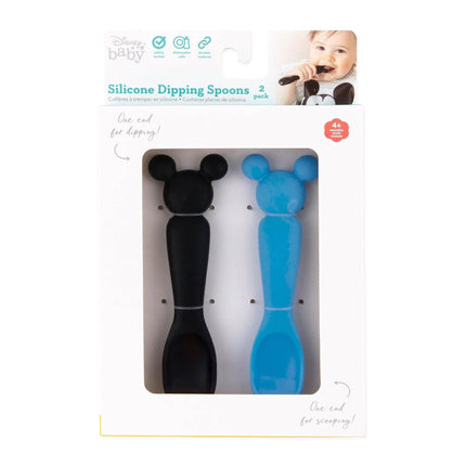 Silicone Dipping Spoons: Mickey Mouse (Black and Blue)