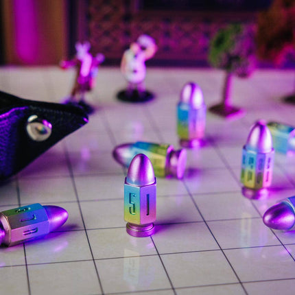 Web Exclusive Resin Bullet Poly Dice Set- Artificer