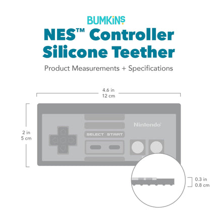 Silicone Teether: NES™ Controller