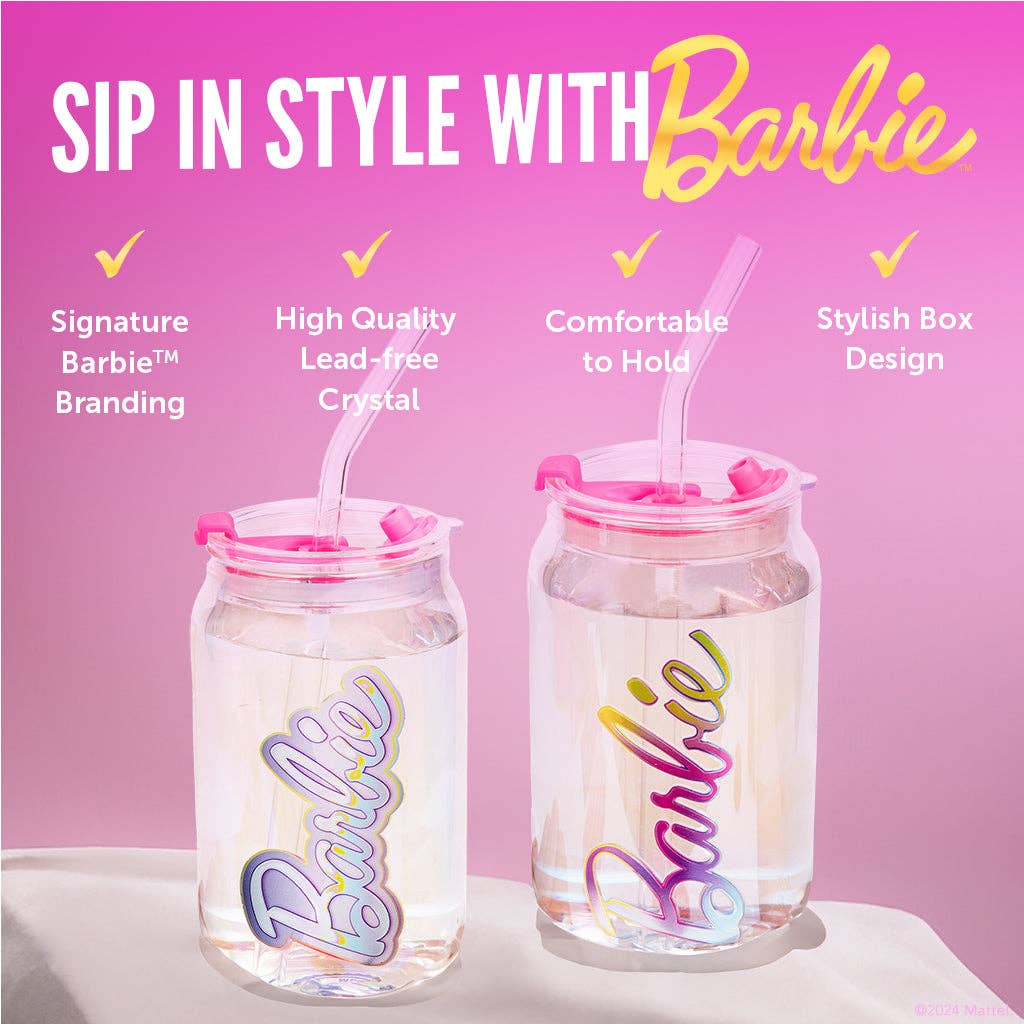 Barbie™ x Dragon Glassware® Aura Drinking Glasses 3