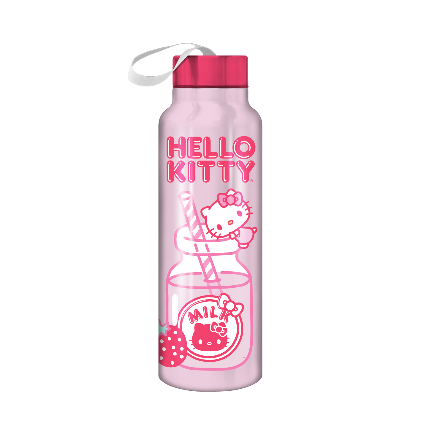 Hello Kitty Kawaii Milk 27oz. Stainless Steel Water Bottle