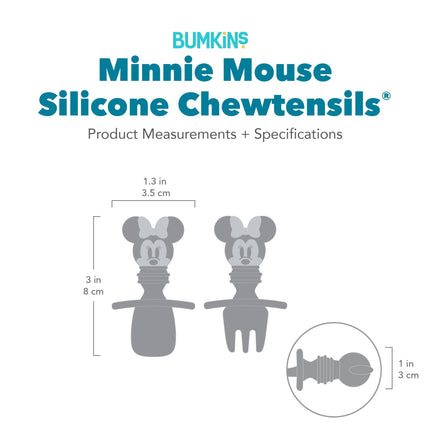 Silicone Chewtensils®: Minnie Mouse