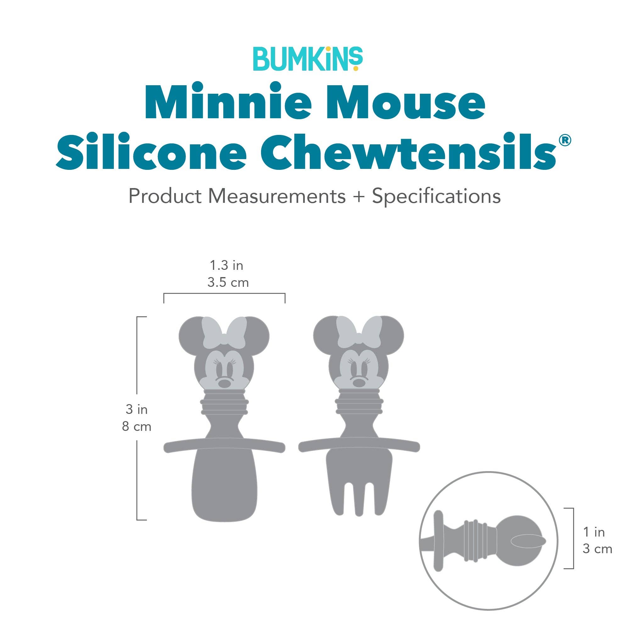 Silicone Chewtensils®: Minnie Mouse 11