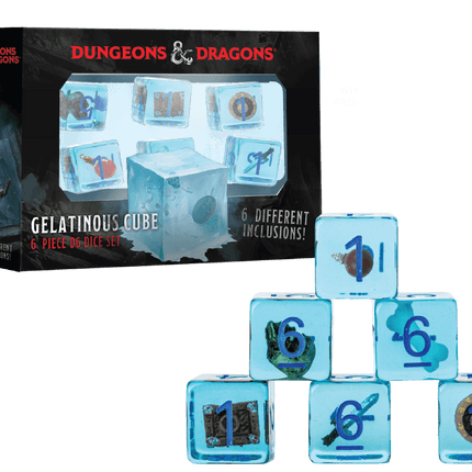 D&D Gelatinous Cube 6-Pack