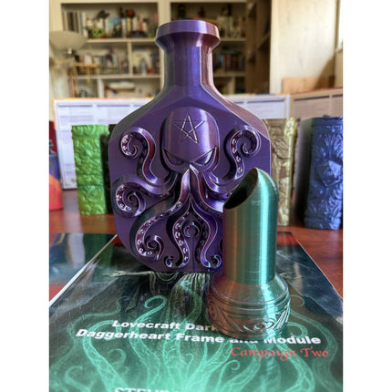 Decanter: Eldritch Kraken Elixer (Storage & Dice Tower)
