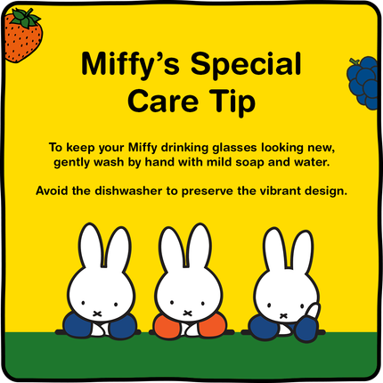 Miffy Iconic Drinking Glasses - 16 oz