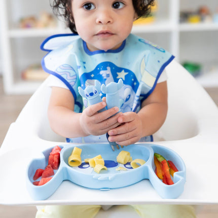Silicone Grip Dish: Stitch