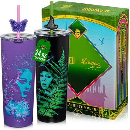 Wicked For Good Tumbler - 24 oz Set of 2