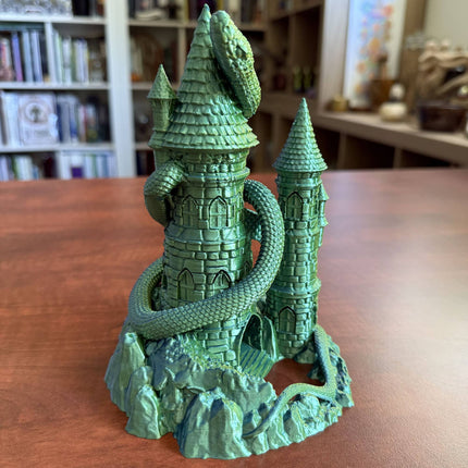 Serpentine Dice Tower | TTRPG, D&D, Pathfinder, CoC