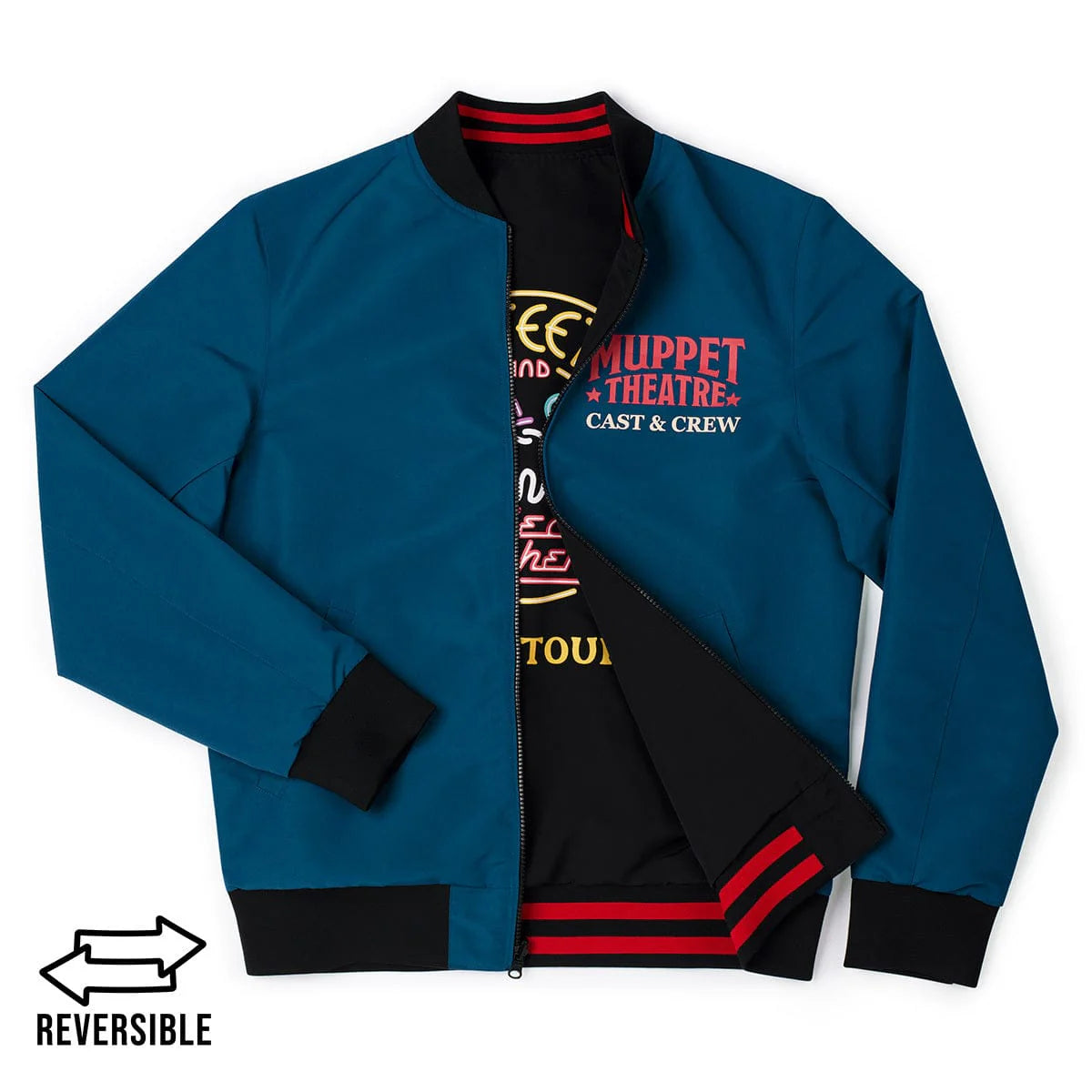 Disney's The Muppets "Dr. Teeth 1976 Tour" – Reversible Bomber Jacket 3