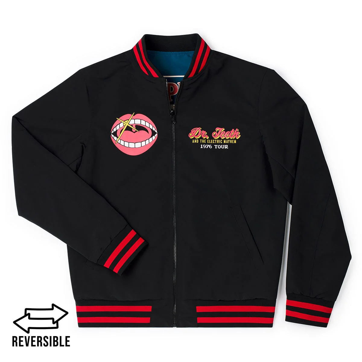 Disney's The Muppets "Dr. Teeth 1976 Tour" – Reversible Bomber Jacket