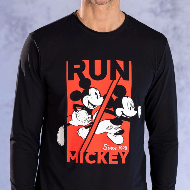 Disney "Run Mickey" – Long Sleeve Performance Tee