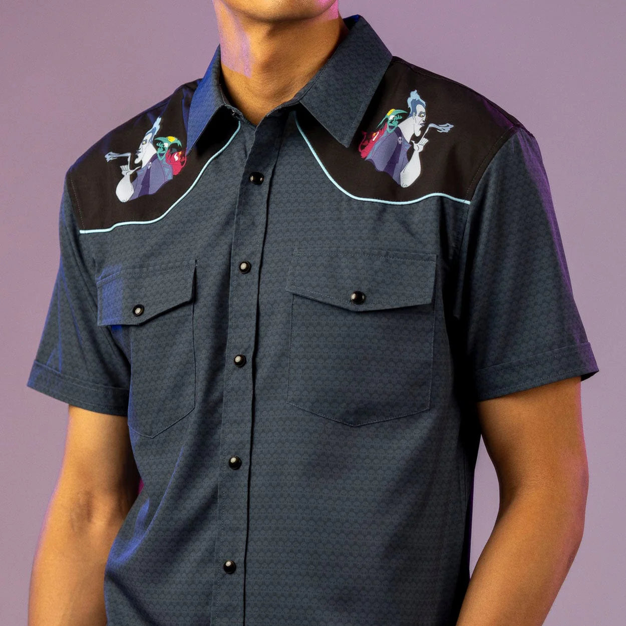 Disney Villains "Dark and Gloomy" – Roper Short Sleeve Shirt