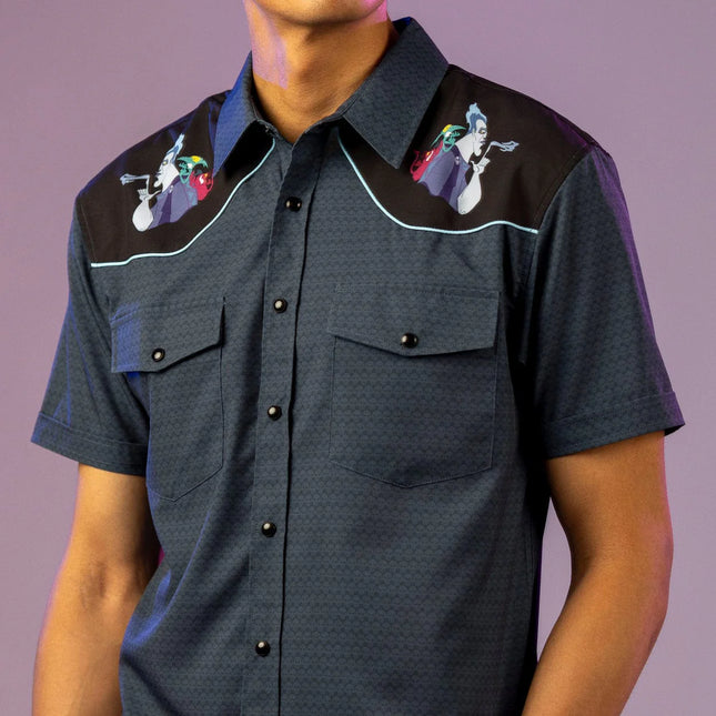 Disney Villains "Dark and Gloomy" – Roper Short Sleeve Shirt