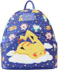 Sleeping Pikachu and Friends Mini Backpack